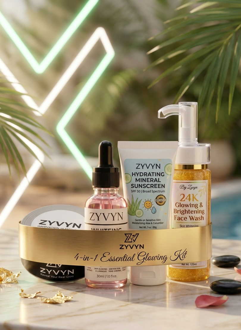 ZYVYN 4 in 1 Essential Glowing Kit Bundle