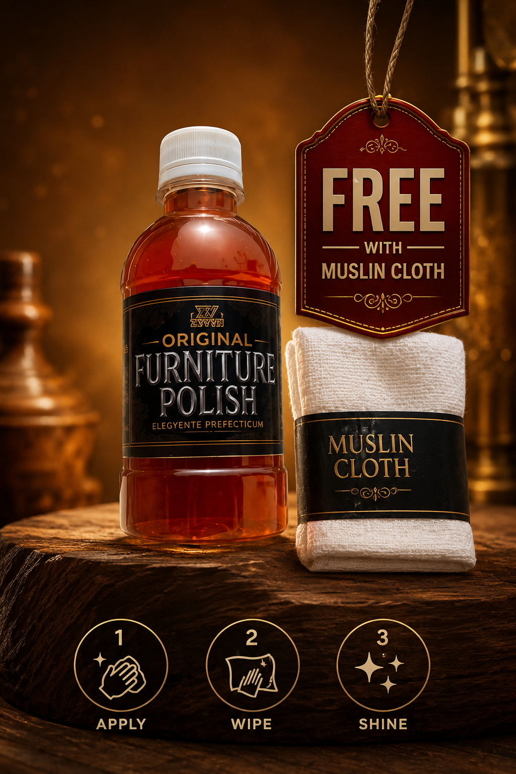 Premium Furniture Polish For Wood β Deep Shine & Protection